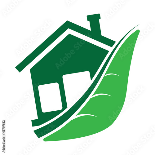 ecology home leaf icon