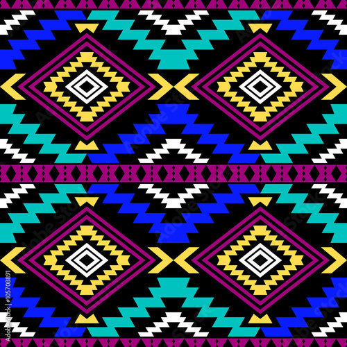 Wallpaper Mural Seamless aztec pattern Torontodigital.ca