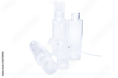Brand new plastic sprayer bottles or cosmetic tube container