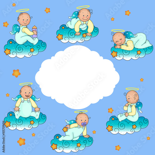 baptism invitation design, vector illustration eps10 graphic 