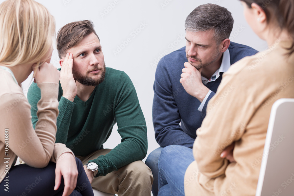 Confiding to group Confiding to group
