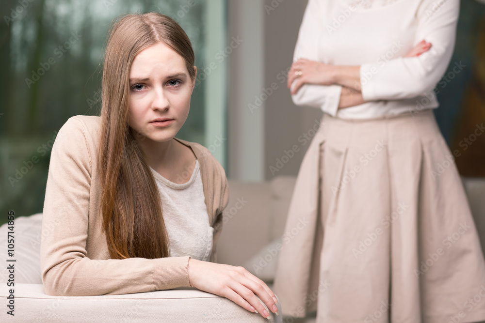 Obraz premium Tough teenager's life