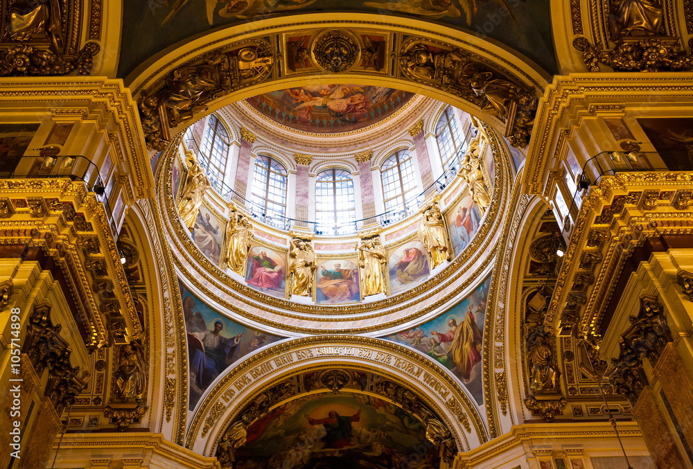 Saint Petersburg. Saint Isaac's Cathedral interior