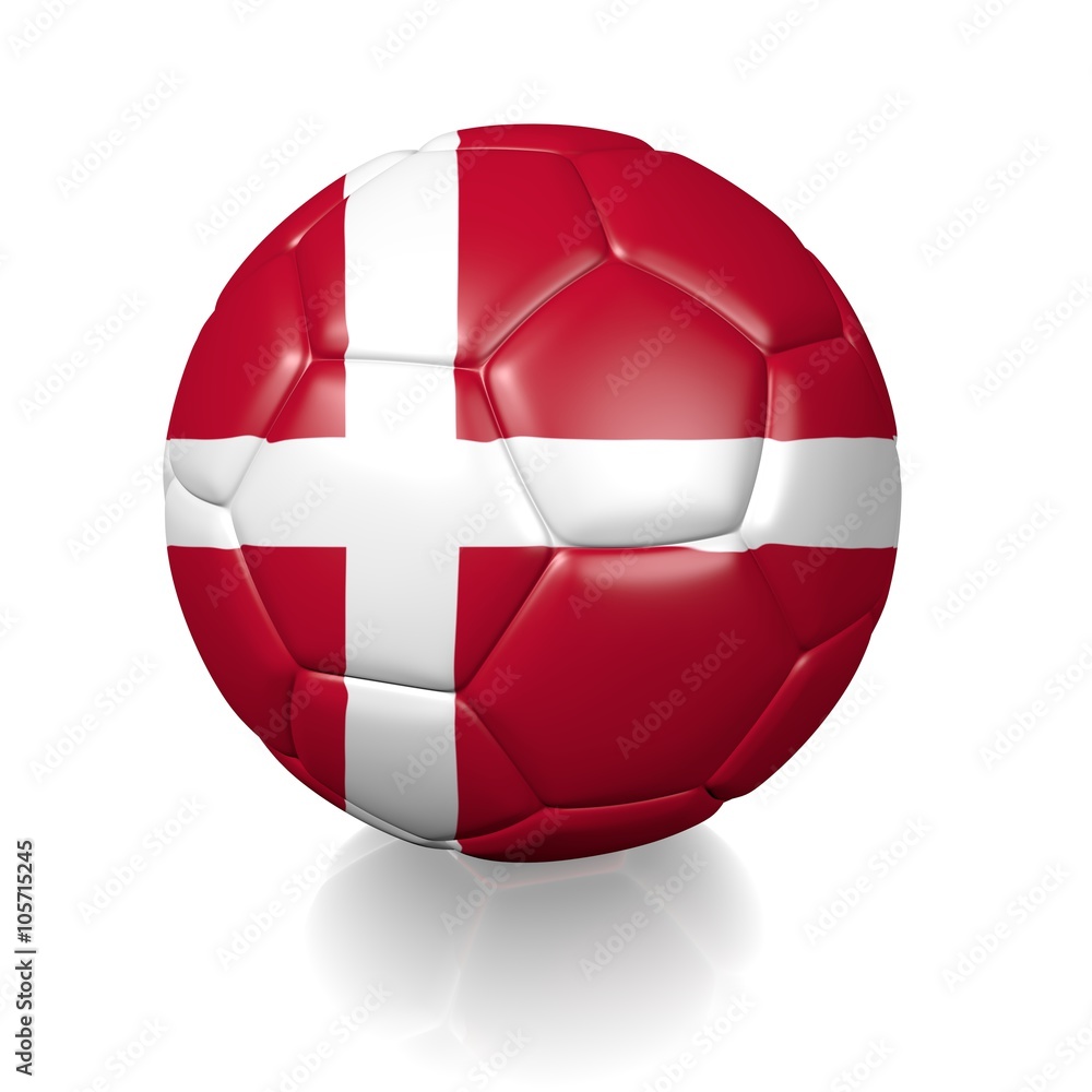 Football soccer ball with a national flag texture Football soccer ball with a national flag texture