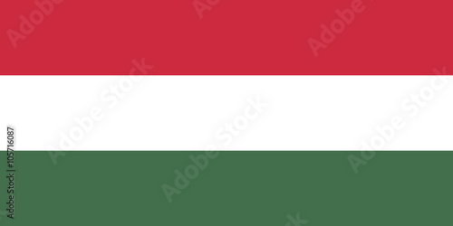Hungary Flag, Magyarország zászlaja, Flag of Hungary, Hungarian flag, National flag of Hungary standard proportion in color mode RGB