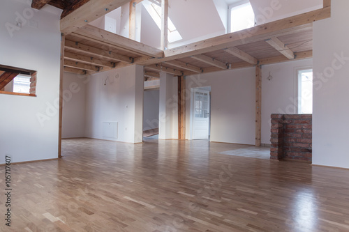 Quadro su tela Empty modern interior