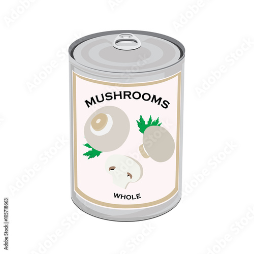 Mushrooms canned food