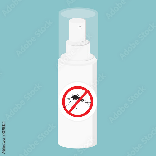 Mosquito spray bottle