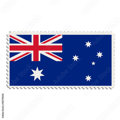 Australian flag stamp