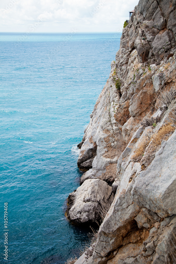 rock by the sea Crimea