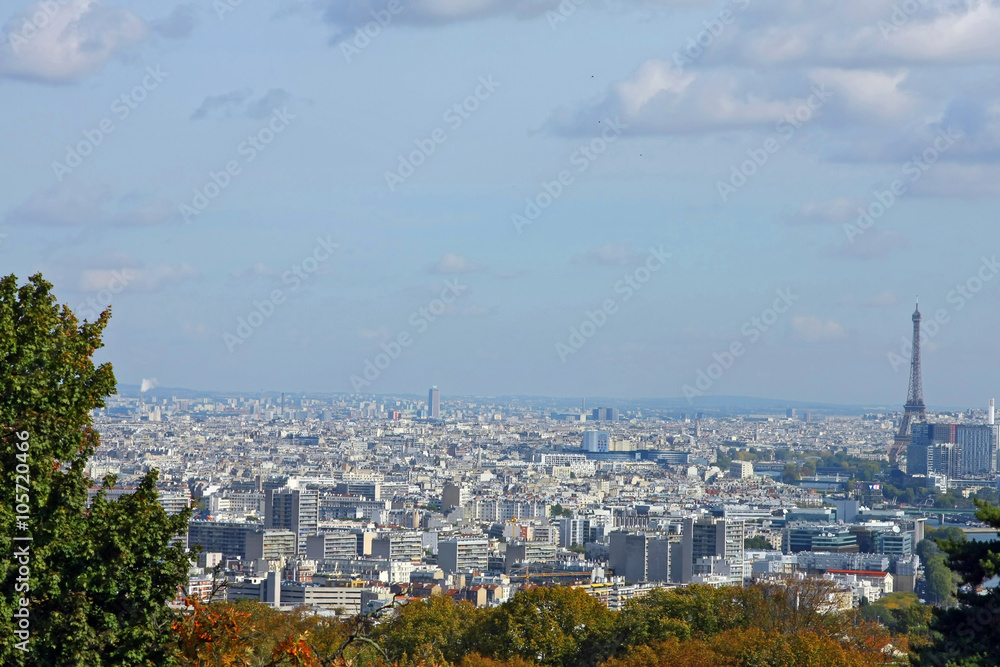 Paris, panoramic view - France