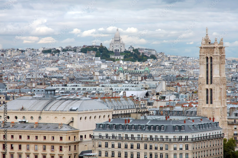 Paris, panoramic view - France