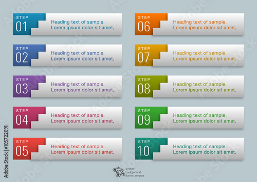 Web Button and Headline Design #Vector Graphics