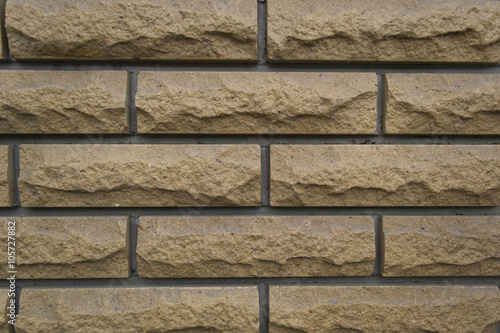 Brown brick wall texture background