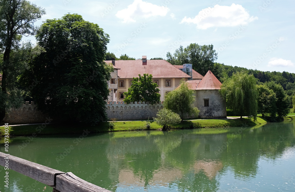 Otocec Castle, near Novo Mesto town, Lower Carniola region, Otocec, Slovenia Otocec Castle, near Novo Mesto town, Lower Carniola region, Otocec, Slovenia