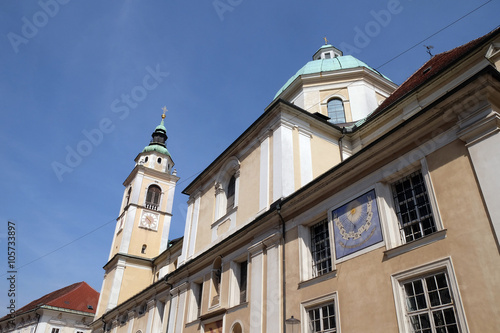 Cathedral of St Nicholas in Ljubljana, Slovenia 