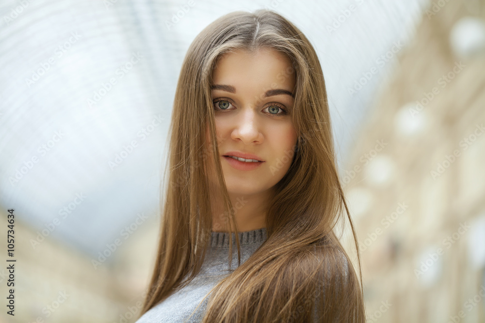 Fashion portrait of a professional model Fashion portrait of a professional model