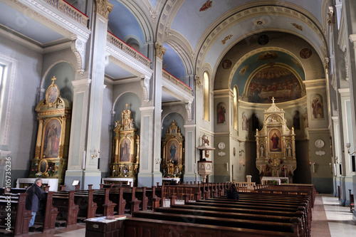 Basilica of the Sacred Heart of Jesus in Zagreb  Croatia 