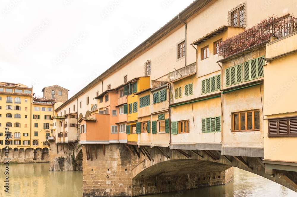 Vista del Ponte Vecchio, Firenze