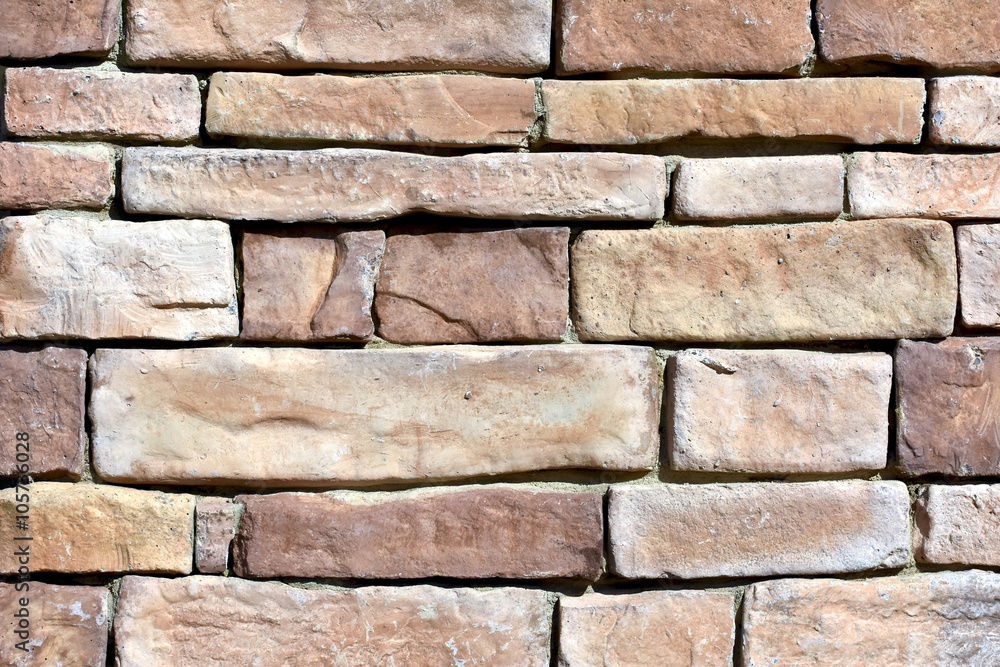 Stacked brick background Stacked brick background