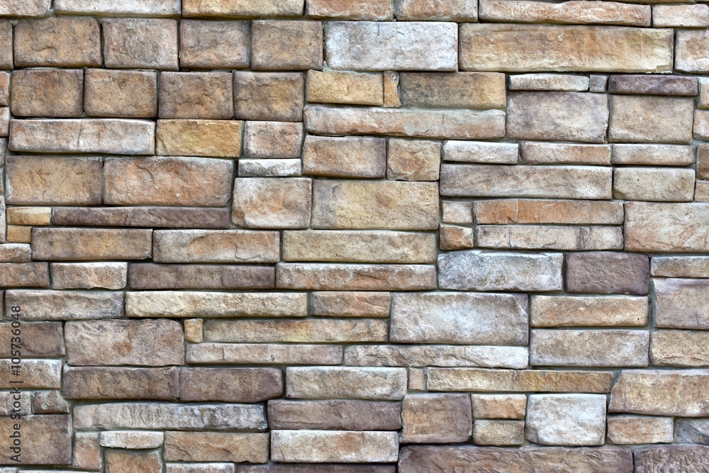 Stacked brick background Stacked brick background