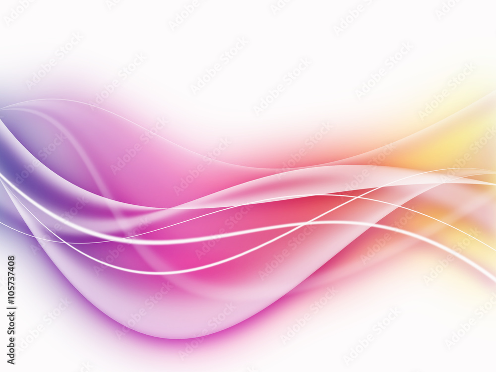 Naklejka premium Soft colorful Curved Abstract Background Design For Card,Wallpaper,Advertisement 