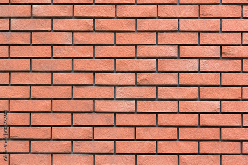 Red brick wall texture for background.