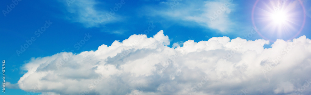 Beautiful white clouds and bright sky background. panorama. Beautiful white clouds and bright sky background. panorama.