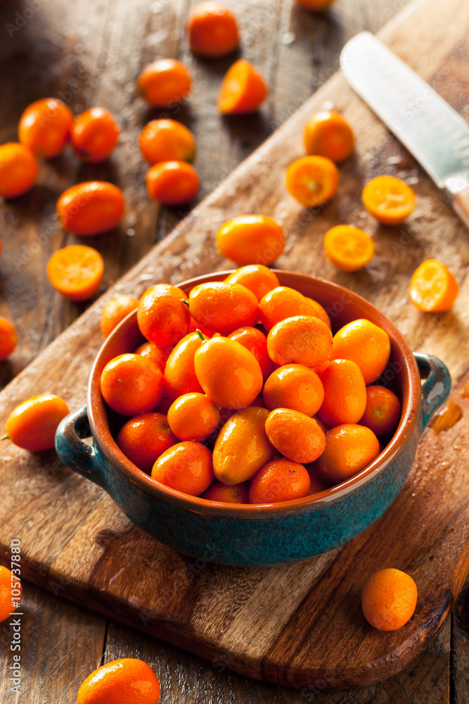 Raw Organic Orange Kumquats Raw Organic Orange Kumquats