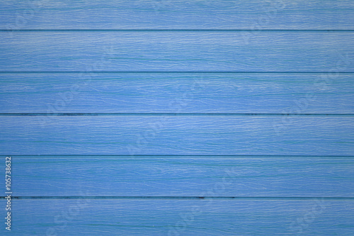 Blue wooden wall texture for background.