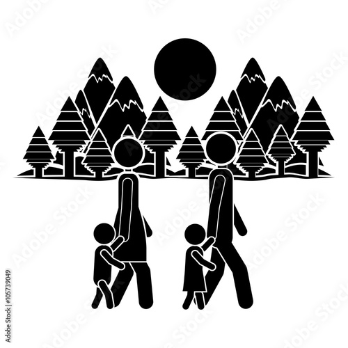 people walking design 