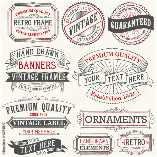 Vintage Copyspace Design Elements 
