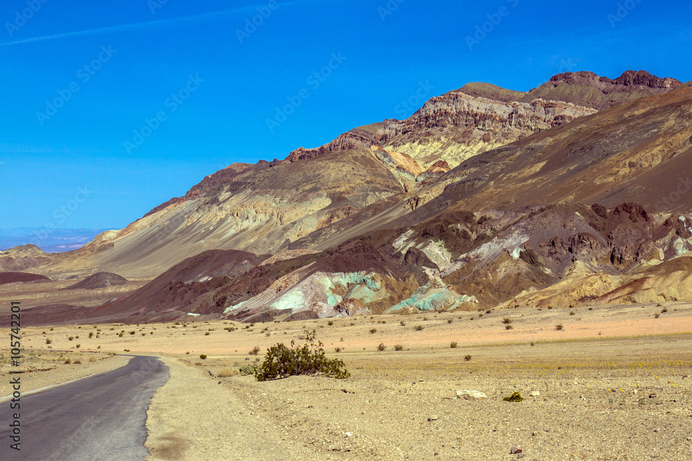 Death Valley National Park scenic Artist Drive Death Valley National Park scenic Artist Drive