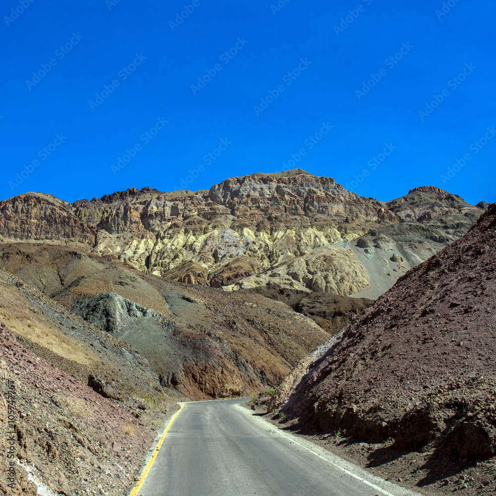Death Valley National Park scenic Artist Drive Death Valley National Park scenic Artist Drive
