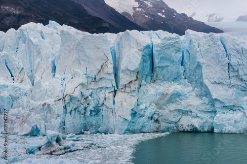 crevasses in Perito Moreno glacier, Patagonia, Argentina