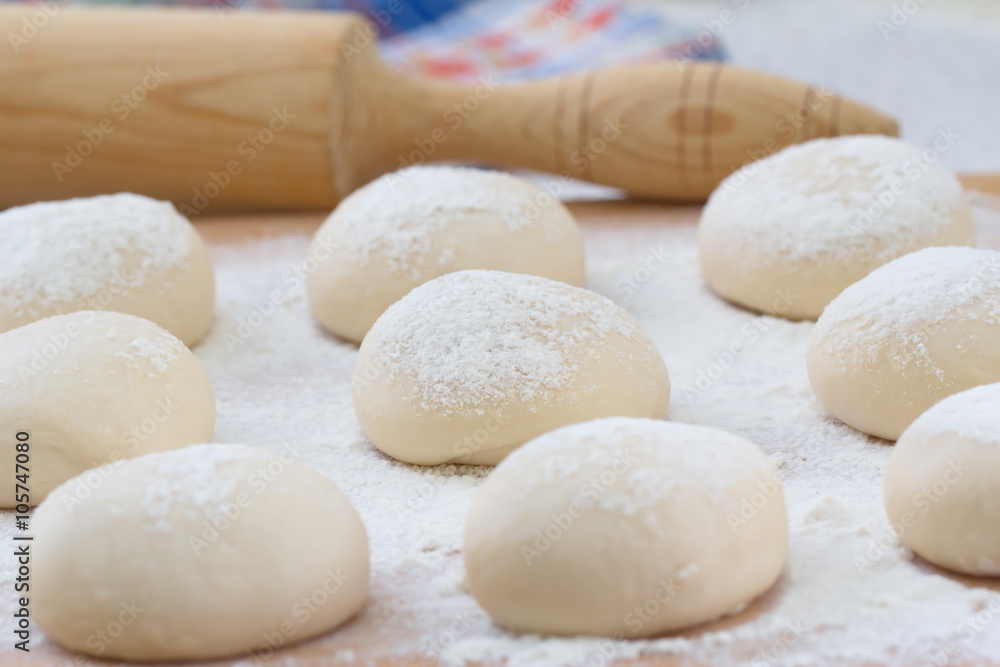Dough made for cooking pastries