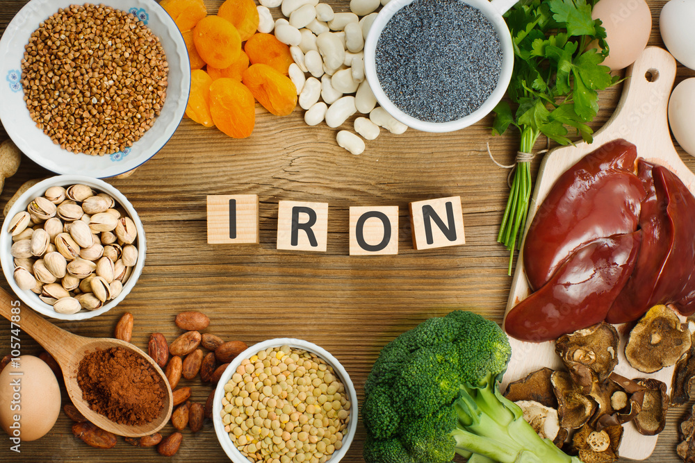 Iron rich foods Stock Photo Adobe Stock