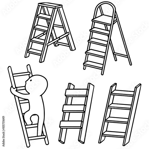 vector set of ladders