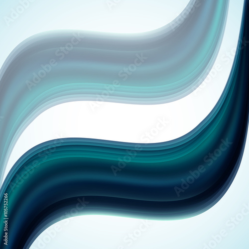 Abstract colorful waves. Vector illustration. Eps 10