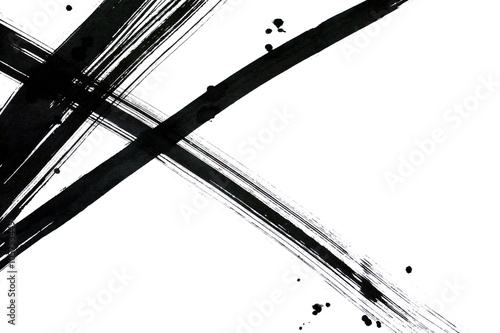 墨で描いた線と点 和風背景素材 Stock Illustration Adobe Stock