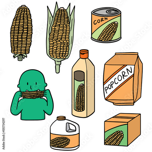 vector set of corn product
