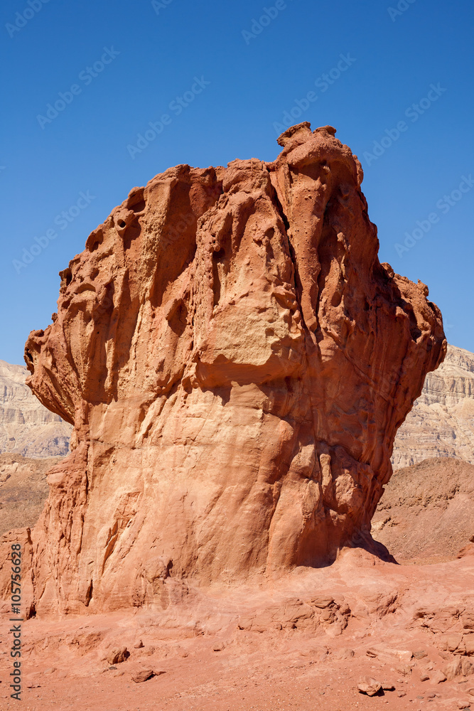 Sandstone geological feauture in Israel