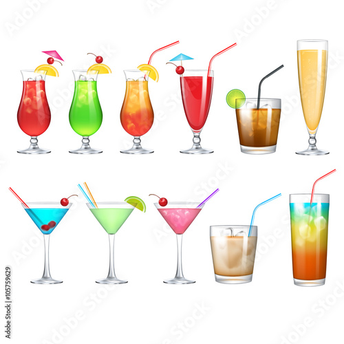 Alcohol cocktail set