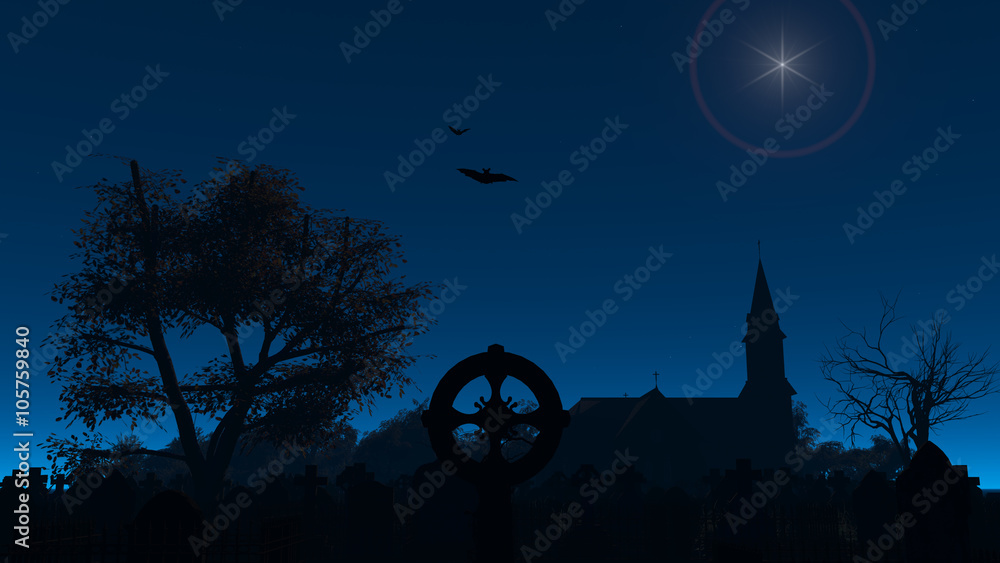 Fototapeta premium Old cemetery