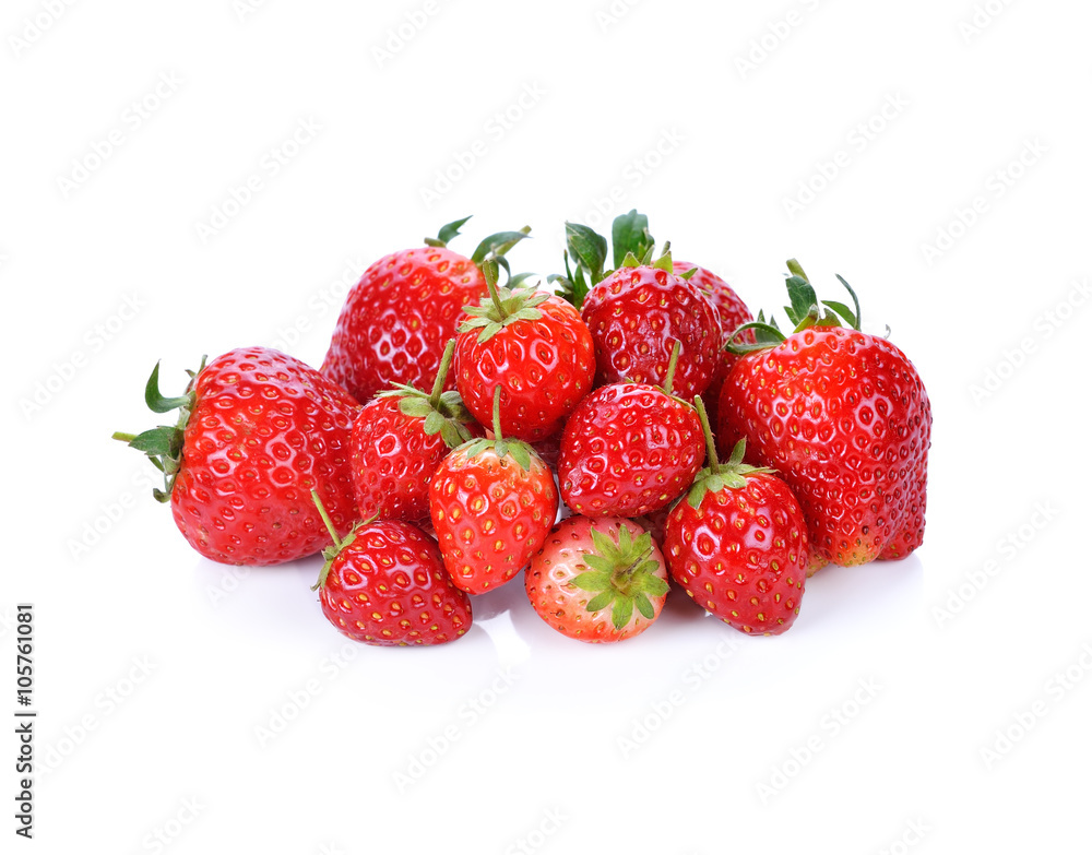 strawberry on white background strawberry on white background