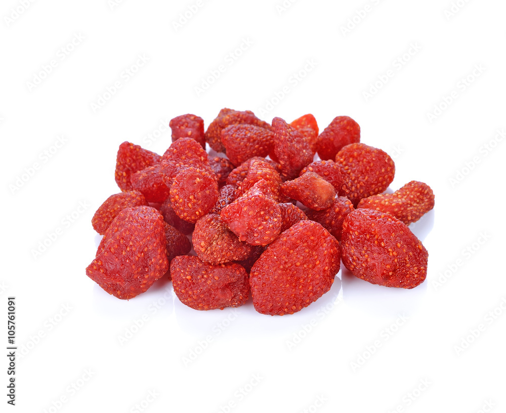 dried strawberry isolated dried strawberry isolated