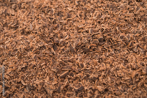 chocolate chips background closeup