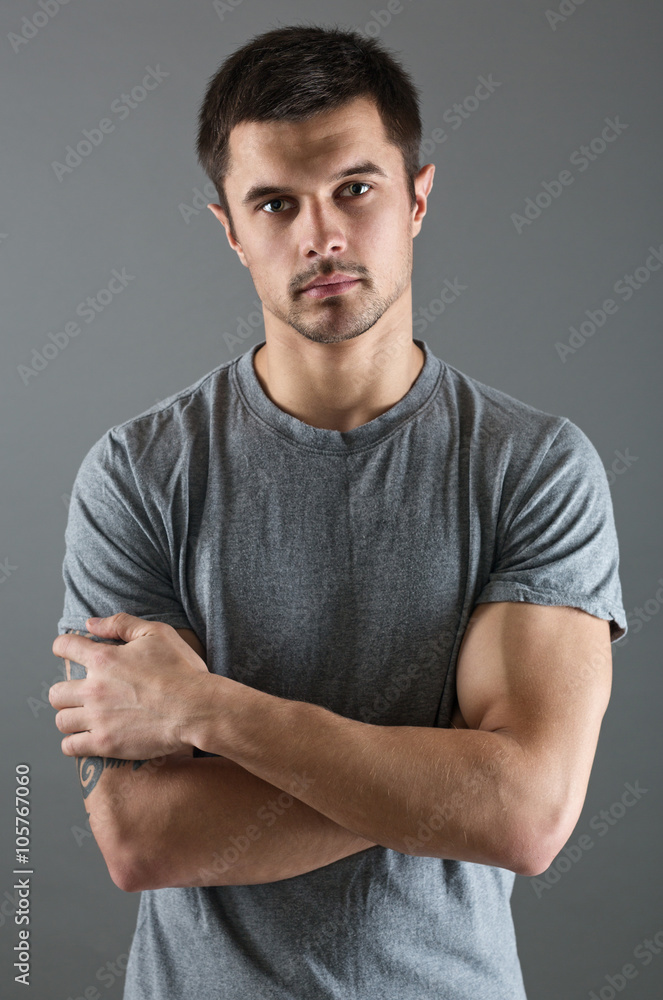 Portrait of handsome young man Portrait of handsome young man