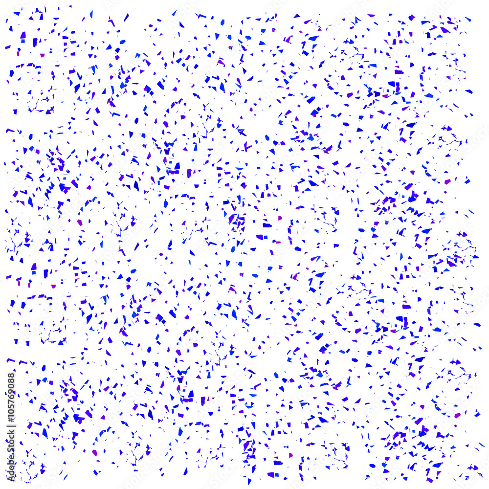 Blue Confetti Isolated Blue Confetti Isolated