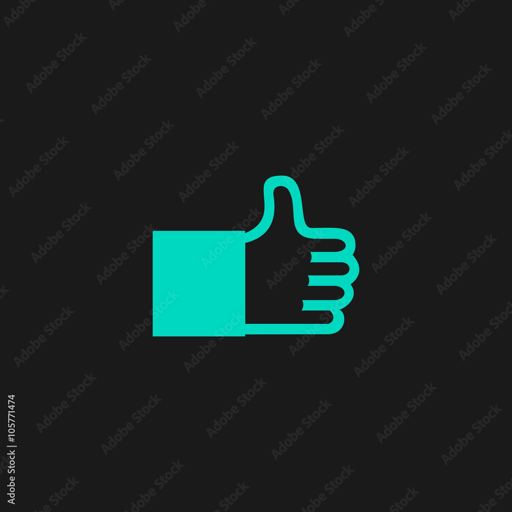 Vector thumb up icon Vector thumb up icon